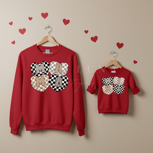 Checkered Candy Heart