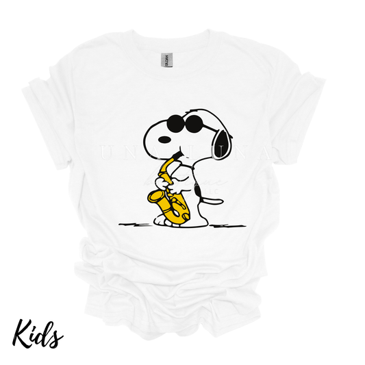 Dog Playing Saxophone